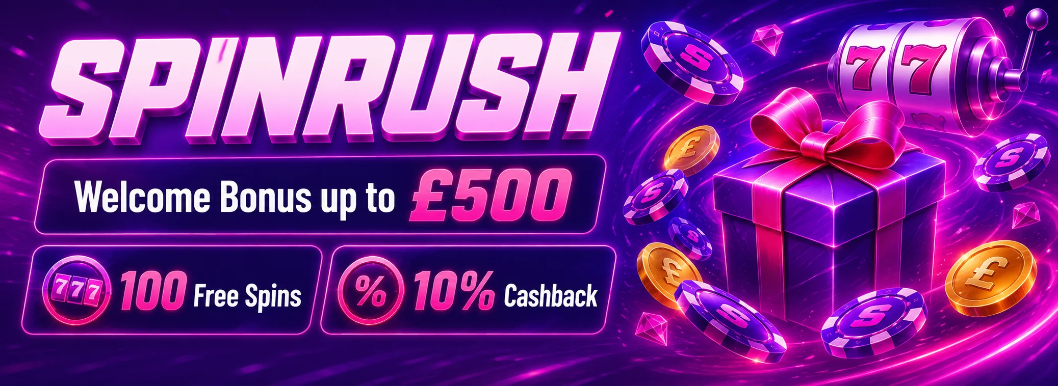 100% match + 100 free spins